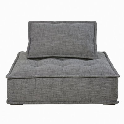 Диван-кресло с подушкой темно-серого цвета Elementary фото