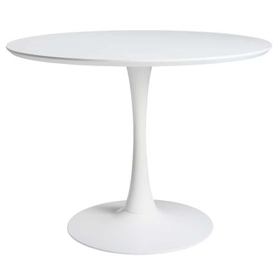 Обідній круглий стіл на 4-5 персон D100 білий Circle фото