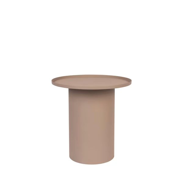 Круглий металевий столик D45,5 рожевий Sverre фото