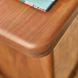 Письмовий стіл з 1 дверцятами кольору горіха та плетеним ротангом Alya фото 8