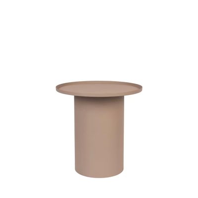 Круглий металевий столик D45,5 рожевий Sverre фото