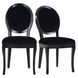Комплект із 2-х чорних класичних стільців Joséphine фото 1
